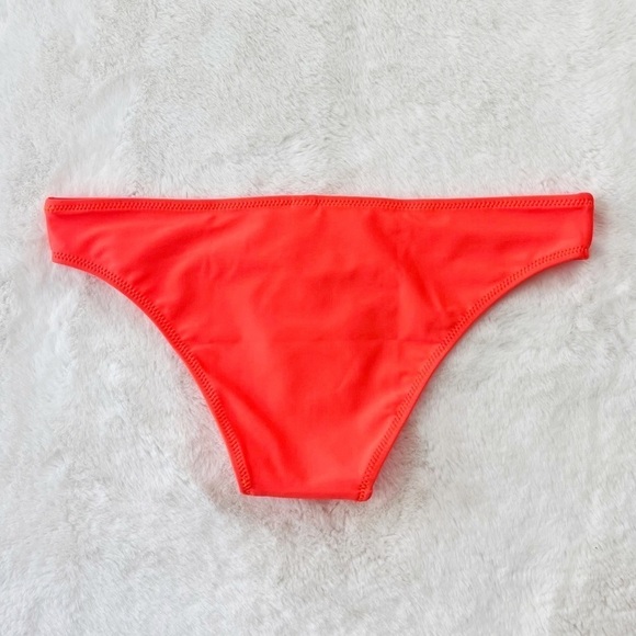 NWT Solid & Striped The Elle Bikini Bottoms in Fluorescent Orange - Picture 3 of 3